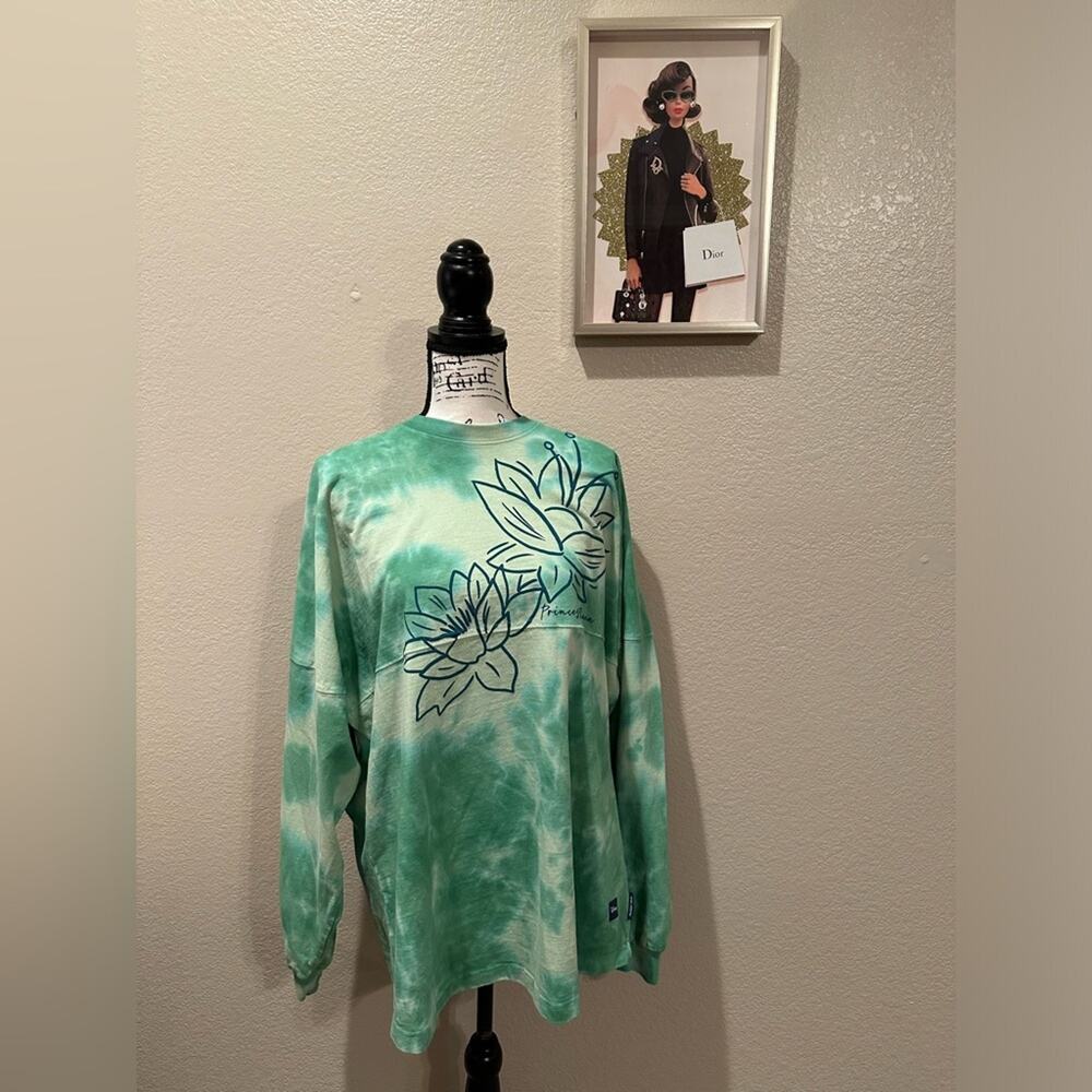 NWT Disney Parks Princess Tiana n Frog Tie-Dye Spirit Jersey L